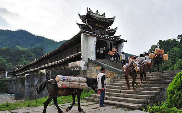 益阳市-安化县-茶马古道风景区/永锡桥