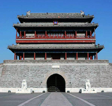 北京市-东城区-永定门城楼·公园