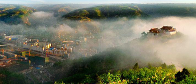 延安市-延长县城-延河·翠屏山风景区