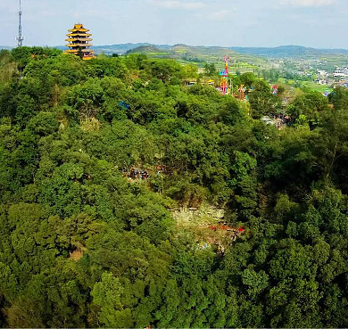 内江市-资中县城-重龙山（|唐-民|摩崖造像）风景旅游区