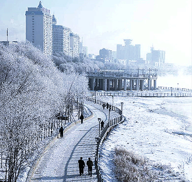 吉林市-松花江风景线|吉林雾凇节