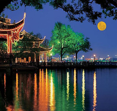 杭州市-西湖区-平湖秋月（|宋-清|西湖十景）风景区