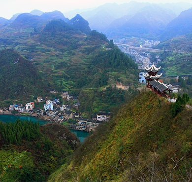 黔东南州-镇远县城-石屏山（观景台）风景区