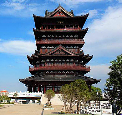 上饶市-鄱阳县城-饶州镇-芝山公园·鄱阳楼风景区