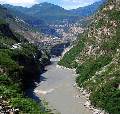 雅安市-汉源县-乌斯河镇-大渡河大峡谷（大渡河峡谷国家地质公园）风景区