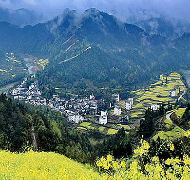 黄山市-歙县-霞坑镇-石潭村·石潭风景区