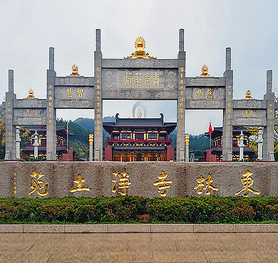 九江市-庐山市-温泉镇-东林古镇·东林寺净土苑（东林大佛）风景旅游区