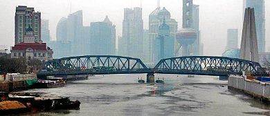 上海市-黄浦区-苏州河·外白渡桥风景区