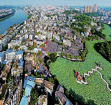 自贡市-富顺县城-富世街道（富世镇）·沱江（滨江）风景区