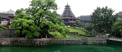 怀化市-芷江县-芷江镇-杨溪云树（国际和平村）风景旅游区