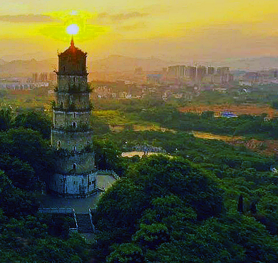 永州市-新田县城-青云公园·青云塔