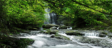 怀化市-洪江市-大崇乡-盘龙村-盘龙瀑布群风景区