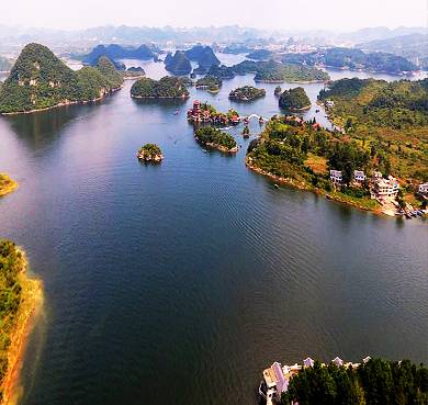 贵阳市-观山湖区-朱昌镇-百花湖国家湿地公园（百花水库）风景旅游区