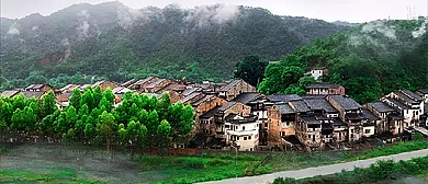 梅州市-大埔县-茶阳镇·茶阳古镇（|明|父子进士牌坊）风景旅游区