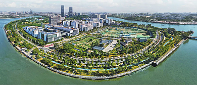 广州市-海珠区-官洲水道·官洲岛（广州国际生物岛）风景区