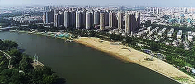 漯河市-郾城区-沙河（金沙滩公园）滨河风景区