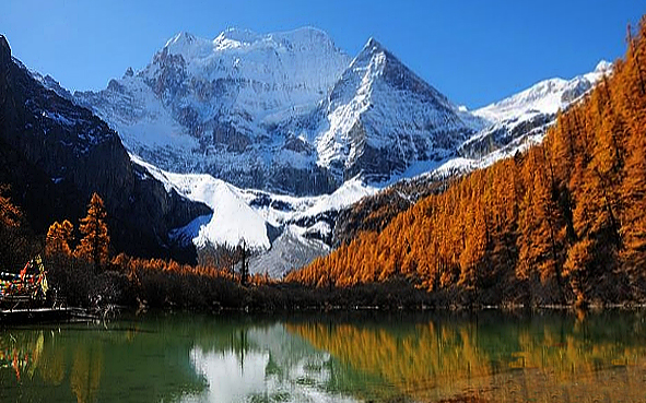甘孜州-稻城县-亚丁（国家级自然保护区）三神山·仙乃日雪山（6032米·卓玛拉措·珍珠海）风景旅游区|5A