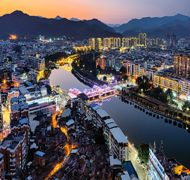 漳州市-南靖县城-山城镇-南靖县政府·船场溪（滨河）风景区