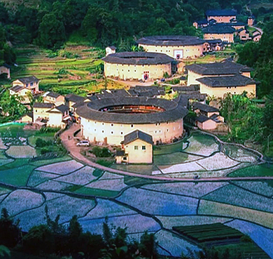 漳州市-南靖县-书洋镇-河坑村（|清|河坑土楼群）风景旅游区|5A