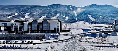 宝鸡市-太白县城-咀头镇-鳌山滑雪场