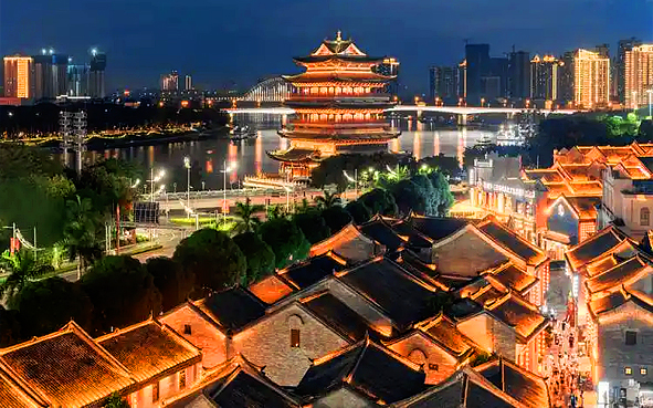 南宁市-青秀区-秀美邕江·邕州古韵（畅游阁·三街两巷）风景旅游区|4A