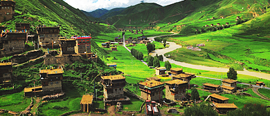 甘孜州-色达县-翁达镇-色尔坝（格萨尔藏寨）风景区