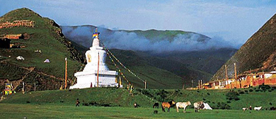 甘孜州-德格县-阿须乡-阿须草原（格萨尔王庙）风景区