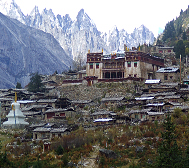 甘孜州-理塘县-章纳乡-格聂神山·冷古寺风景区