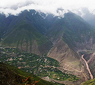 迪庆州-德钦县-佛山乡-溜筒江村·澜沧江（溜筒锁钥）风景区