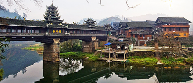 怀化市-通道县-平坦乡-坪坦村·|清|坪坦侗寨·平坦风雨桥