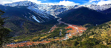 甘孜州-泸定县-新兴乡-贡嘎山·中国红石公园（雅家埂山）风景旅游区